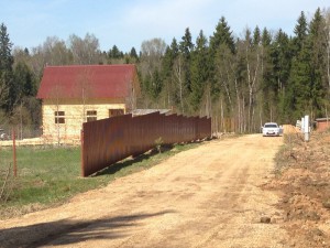 Дорога к поселку. Земельные участки по Дмитровскому шоссе.