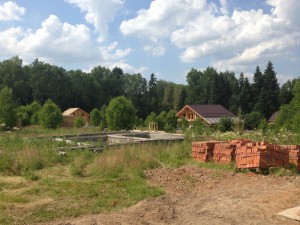 Начальный этап строительства. Земельные участки по Дмитровскому шоссе.